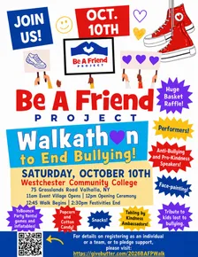 Be A Friend Walkathon to End Bullying — October 10, 2026